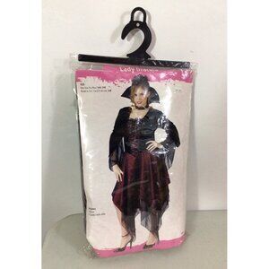 Lady Dracula Costume Adult by Fun World Plus Size Women 16W - 24W
